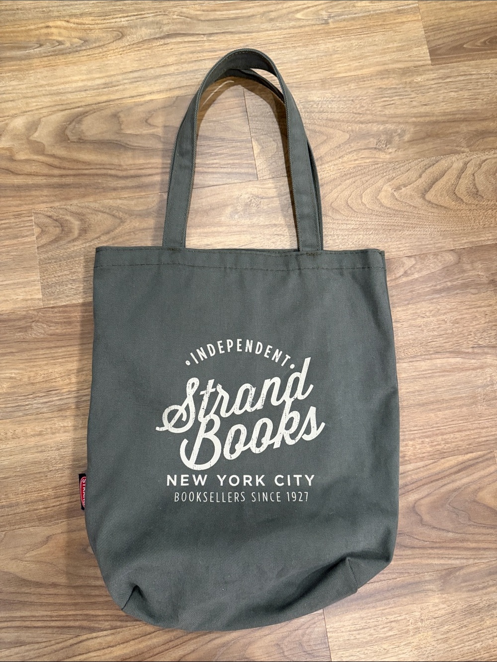 New York City Army Green Canvas Tote Bag